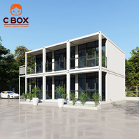 Centre de réception de bureau à 2 étages Cbox, maison modulaire démontable en kit, bâtiment conteneur modulaire