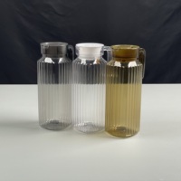 Kendi air dingin PC Eco 1100ml, kendi air plastik dapat dipakai ulang untuk rumah dan Dapur, kendi air es ringan