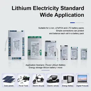 XJ BMS scooters électriques 4s 6s 7s 8s 10s 13s 12v 24v batterie au lithium bms adapté aux scooters électriques diverses spécifications