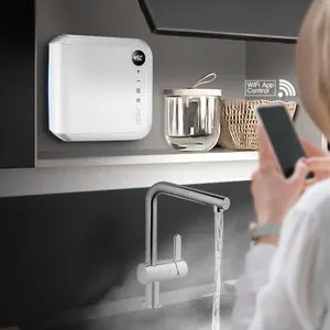 Prezzo all'ingrosso 7000W Wifi Smart Kitchen scaldabagno istantaneo bagno senza serbatoio caldo mini scaldabagno elettrico per doccia