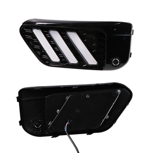 Luci diurne della luce corrente di giorno dell'automobile LED DRL per <span class=keywords><strong>BMW</strong></span> <span class=keywords><strong>X1</strong></span> <span class=keywords><strong>F48</strong></span> F49 2016 2017 2018 2019 con l'indicatore di direzione giallo e la luce notturna blu - Product Image 5