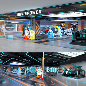 VR Gun, Juego de Disparos de Realidad Virtual 9D para <span class=keywords><strong>2</strong></span> Jugadores, Plataforma para Interiores y Exteriores, Simulador de Caza y Tiro - Product Image 6