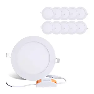 XGY produttori bianco incasso telaio in alluminio 3W 6W 9W 12W 18W SMD2835 rotondo pannello LED plafond