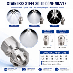 Nouvelle buse de nettoyage à brume fine en acier inoxydable 304 à 7/13 têtes, pulvérisateur multi-têtes pour le lavage de bouteilles et l'humidification - Product Image 4