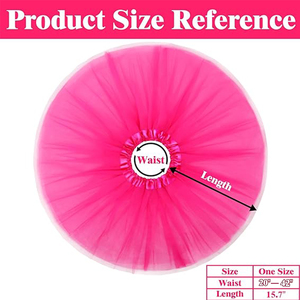 Jupe <span class=keywords><strong>tutu</strong></span> moelleuse en tulle polyester à 3 couches pour femmes adultes, Halloween, années <span class=keywords><strong>80</strong></span>, course à pied - Product Image 6