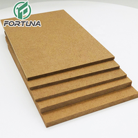 Panneaux MDF d'intérieur de première qualité Fortuna, panneaux en fibres de bois modernes E0, résistants à l'humidité, certifiés CE, emballage standard pour l'exportation, panneaux MDF