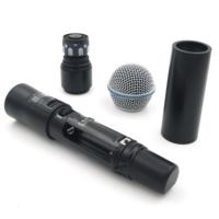 QLX24D Vocal Stage Studio Mic QLXD4 Microphone portable double canal BETA58A/SM 58/QLXD1, Microphone sans fil de haute qualité QLX24D