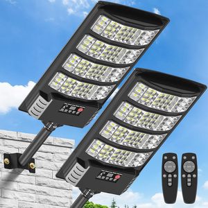 Farola Solar con Panel de 8W, 120 LED 5730, Batería LiFePO4 32650 de 5Ah, Sensor de Radar y Control de Luz con Soporte - Product Image 4
