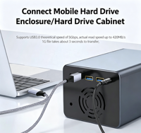 Cable de Impresora USB 3.0, Tipo A Macho a Tipo B Macho, Cable de Alta Velocidad Compatible con Teclados, MacBook, Impresoras y Escáneres (Gris)