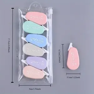 Mini Cinta Correctora Morandi - <span class=keywords><strong>Corrector</strong></span> <span class=keywords><strong>de</strong></span> <span class=keywords><strong>Errores</strong></span> para Estudiantes, Diseño Estético, Material <span class=keywords><strong>de</strong></span> Papelería - Product Image 3