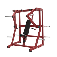 Presse d'établi horizontale latérale ASJ-XM04 OEM presse d'établi iso-latérale chargée de plaque d'équipement de forme physique commerciale de gymnase