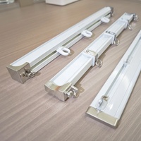 YCSP Rails de rideau silencieux en alliage d'aluminium de style moderne pour la décoration intérieure et l'application de fenêtre