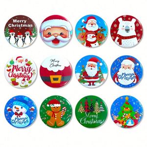 Insignias de Hojalata Personalizadas con Temática Navideña y Decoración con Atmósfera de Santa Claus - Product Image 1