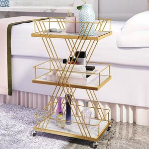 รถเข็นอุปกรณ์ทำผมสำหรับร้านเสริมสวย รุ่นใหม่ ชั้นวางของแบบรถเข็น - Product Image 2