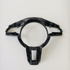 Cadre décoratif noir pour le volant de voiture de style GT avec effet de noircissement pour Macan Panamer Cayenne carrera 992419732 - Product Image 3