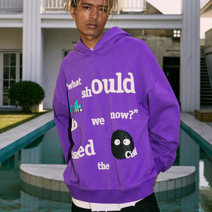 Manufacturers High Quality <b>100</b>% Cotton Heavyweight Cartoon Boxy for 500gsm Plus Size Spring Men's Hoodies - Product Image 2