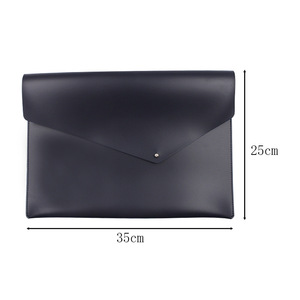 Bolsa para documentos de cuero PU, funda universal para tablet, cubierta de cuero, funda protectora, bolsa para documentos de reuniones A4, personalizada. - Product Image 5
