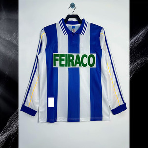 Camiseta Deportiva de Fútbol Clásica Retro de Manga Larga de Secado Rápido de <span class=keywords><strong>La</strong></span> Coruna al por Mayor, Uniforme Deportivo para Entrenamiento - Product Image 1