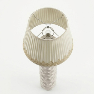 French Retro Bubble Texture Floor Lamp Minimalist Sculptural <b>Standing</b> Lamp Pleated Shade Decor Light For Home - Product Image 3