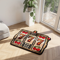 Tapis d'appoint vintage personnalisé de forme irrégulière, motif anime, épais, doux, lavable, grand format pour salon, idéal pour la décoration intérieure.