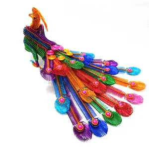 New Products Birthday Gift Aluminum Wire Craft Peacock Art and Craft