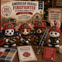 Nouveau kit de figurines 3D en perles, idéal pour un cadeau DIY, avec un emballage magnifique pour les amateurs de loisirs créatifs