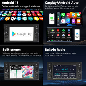 7 "<span class=keywords><strong>Ford</strong></span> Transit 2 Din Android autoradio multimédia sans fil GPS WIFI DSP BT Android Auto Radio DVD stéréo multimédia - Product Image 5