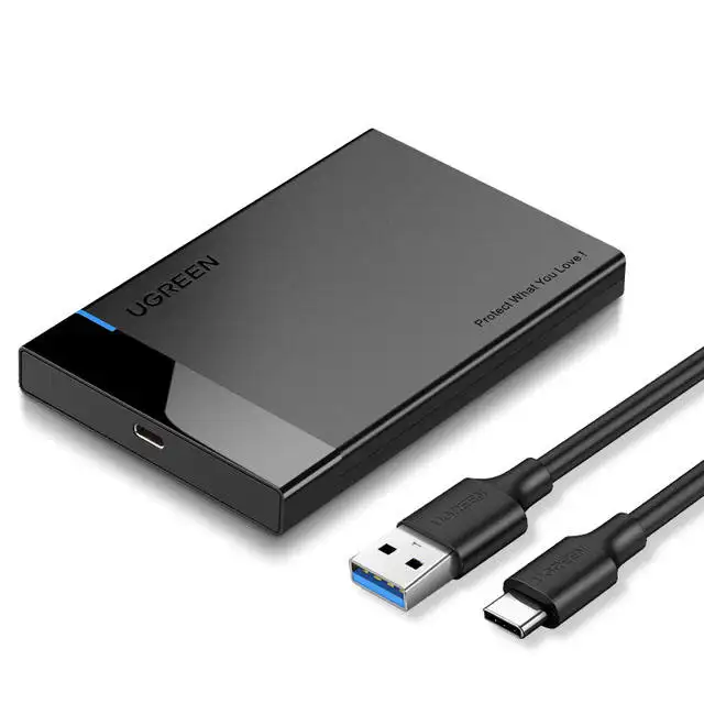 Ugreen Hdd Case 2.5 Sata To Usb 3.0 Adapter Hard Drive Enclosure For Ssd Disk Hdd Box Type C 3.1 Case Hd External Hdd Enclosure