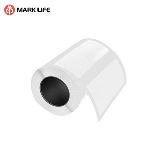 Nhà Máy Giá tùy chỉnh tự dính tùy chỉnh trực tiếp nhiệt siêu thị nhãn giấy và chuyển mã vạch nhãn CuộN Sticker - Product Image 1