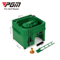 Dispensador de Pelotas de Golf Multifunción con Sensor Infrarrojo PGM JQ017, con Soporte para Palos de Golf, Material ABS, 30x34x42cm