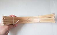 Arc de hêtre naturel inachevé, kit de bricolage pour la maison, taille personnalisée, cadre mobile en bois pour berceau de bébé, offre spéciale