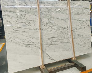 UnionStonE - Losa Grande de Mármol Blanco Estatuario Natural, Pulido, Moderno, Ecológico, Duradero, para Decoración Interior y Exterior - Product Image 2