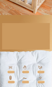 מותאם אישית מותרות בית לחיות מחמד בית עץ מלא ריהוט עם תכונה בת קיימא ודפוס מודפס - Product Image 2