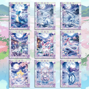 Set di Carte Misteriose Pokémon Anime Peel-Off, Stampa Artistica Giclée, Poster per Arredamento Sala Giochi, Oggetto <span class=keywords><strong>da</strong></span> Collezione, Vendita all'Ingrosso - Product Image 1