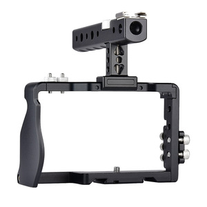 YELANGU Mirrorless <b>Camera</b> Cage Aluminum Alloy Adjustable Arm Mount <b>For</b> A6 Series <b>Stabilizer</b> Handle Grip - Product Image 3