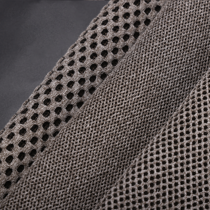Linen and Bamboo Fiber Knitted Mesh Breathable Soft Linen Fabric for Sofa Upholstery