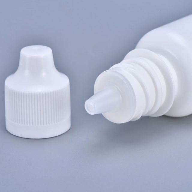 High Quality 60ML Eco-Friendly Thick Plastic Eye Liquid Dropper Bottle Pointed Mouth Design for Eye Drops for Medicines