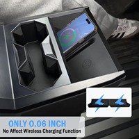 Tesla Cyber truck Wireless Lade matte Center Console Wireless Charging Silikon Pad für Tesla Cyber truck 2024 Zubehör