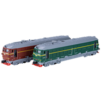 Train rétractable avec fonction de pulvérisation de fumée légère et musicale jouets locomatifs électroniques à l'échelle 1:86 pour enfants