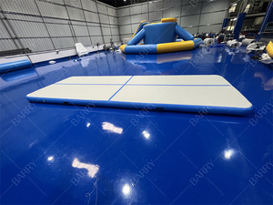 6m/8m/10m/12m/15m/<span class=keywords><strong>20m</strong></span> piste d'air gonflable usine de gymnastique Logo personnalisé tapis de culbutage sol d'air <span class=keywords><strong>Airtrack</strong></span> - Product Image 3