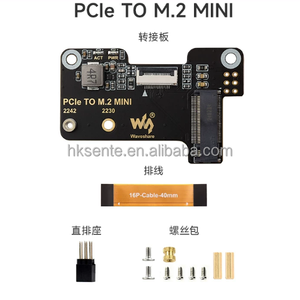 อะแดปเตอร์ PCIe เป็น M.2 NVMe สำหรับ Raspberry Pi CM4 PCIe Gen3 X1 บอร์ดขยายพื้นที่จัดเก็บข้อมูลอุตสาหกรรม บอร์ดพัฒนา Riser Card - Product Image 4