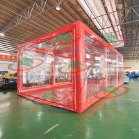 Prix d'usine, capsule de stockage de voiture transparente pour l'extérieur, garage gonflable, housse de voiture