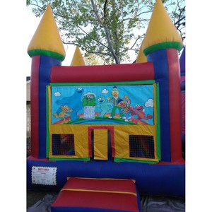 Cortina Frontal Inflable Personalizable para Casa de Brinco, Intercambiable con Diferentes Personajes de Dibujos Animados, Perfecta para Fiestas y Eventos - Product Image 6