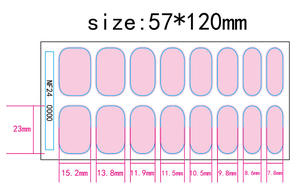 Vente en gros d'autocollants pour ongles en gel UV semi-durci avec paillettes dégradées-Style japonais mignon avec des motifs d'<span class=keywords><strong>Halloween</strong></span> pour le bricolage Nail Art - Product Image 4