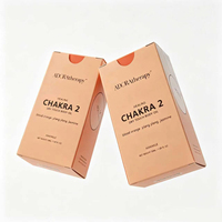 Boîte en papier OEM/ODM personnalisée, orange mat, luxe minimaliste, pour emballage d'huiles aromatiques, soins corporels haut de gamme, blush, crème pour les yeux, paillettes, bronzant