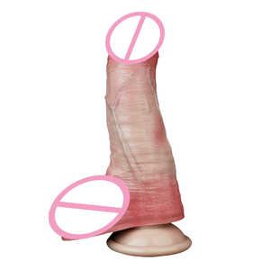 6.8 ''doppio strato di silicone Dildo realistico per adulti Plug anale masturbatore stimolazione clitica Orgsm giocattolo del sesso per donna - Product Image 2