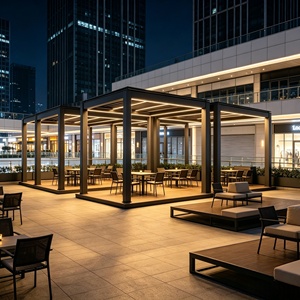หลังคาผ้าใบอัจฉริยะ RKOVE ดีไซน์สวยงาม ทนทาน ใช้งานกลางแจ้งได้หลากหลาย พร้อมระบบปรับแสงแดด  ดีไซน์กันลม  พร้อมระบบทำความร้อน  มีให้เลือกหลายสี - Product Image 2