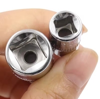 3/8 "Square Drive Socket Bit Set Trinquete Llave Manga S2 Torx Destornillador Bits Kit de herramientas de mano