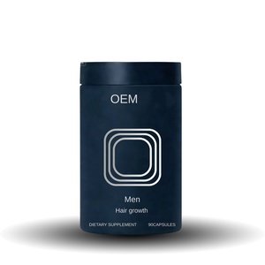 Suplementos para el Crecimiento del Cabello Aura para Hombres, Cápsulas de Extracto de Plantas Naturales, Nutracéuticos para Fortalecer el Cabello, 120 Cápsulas para Adultos - Product Image 1