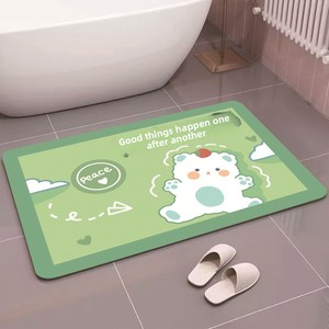 Tapis absorbant antidérapant en boue <span class=keywords><strong>de</strong></span> diatomée imprimée, tapis <span class=keywords><strong>de</strong></span> porte <span class=keywords><strong>de</strong></span> salle <span class=keywords><strong>de</strong></span> bain, tapis <span class=keywords><strong>de</strong></span> <span class=keywords><strong>toilette</strong></span>, tapis <span class=keywords><strong>de</strong></span> lavabo à séchage rapide - Product Image 3